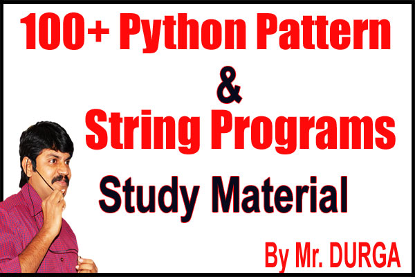 100+ Python Pattern Printing and String Programs Study Material