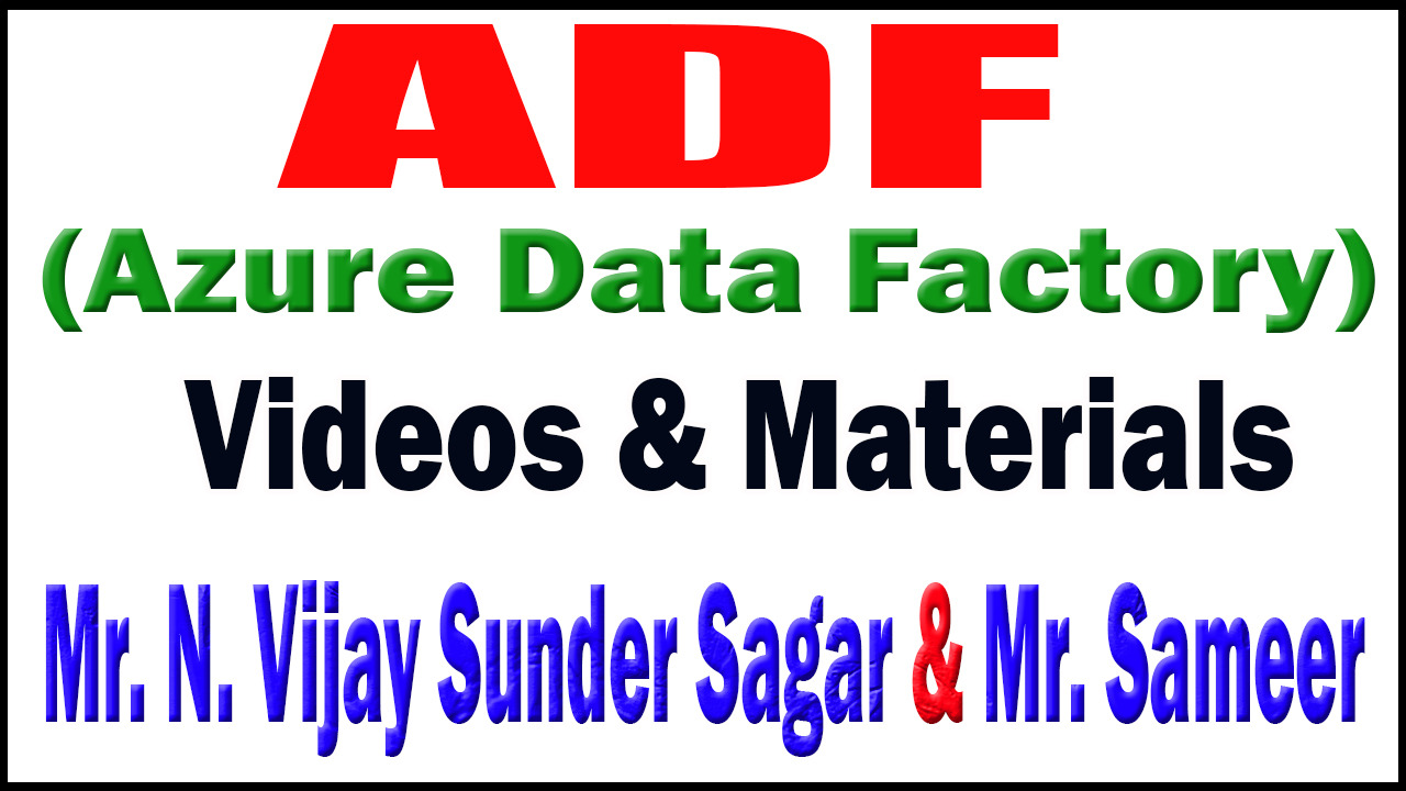 ADF (Azure Data Factory) Videos